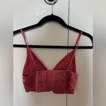 ZARA Satin Crop Top Bralette Adjustablee Tank Top Bra V-Neck Gem Photo 3