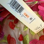 Eliza J Women's Embroidered Floral Puff-sleeve Shift Mini Dress Sz 2 Pink NWT Photo 7