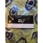 Raj Anthropologie 100% Cotton Scarf Green Blue Made In India 31”x 66” Photo 1