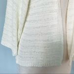 Anthropologie NWT Cream Ivory Boho Wide Arm Sweater Cardigan One Size Photo 5