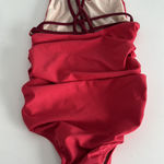 Soel Dancewear red leotard. Fully lined. Ruched sides. Size small Photo 0