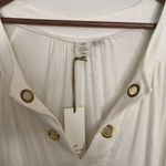 Saint Tropez West Ivory Grommet Neckline Swim Cover Up Tunic Top Size M Photo 1