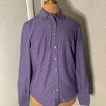 Tommy Hilfiger Womens Purple Button Down Shirt S Casual Preppy Classic Academia Photo 0