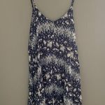 Brandy Melville blue floral gabbie slip dress Photo 7