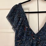 Ulla Johnson Dania Ruffled Midi Dress Handkerchief Hem Floral Asymmetric Size 2 Photo 7