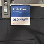 Old Navy  High Waisted Pixie Flare Pants Full Length NEW Black Size 18 Photo 8