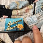 Bahama Beach Woman Y2K Pattern Gyaru button up Black Size 3X Photo 2