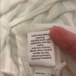 Sonoma EUC  Aqua and White Hombre Striped V-Neck Tee Photo 3