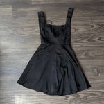 Admirably Chic Black Satin Lace Photo 1