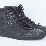 Gucci  California Black Glitter High Top Sneakers SIze 36.5 Photo 0