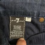 7 For All Mankind The Lexie Women's 27 Petite Dark Wash Blue Denim Bootcut Jean Photo 4