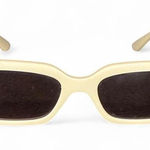 Princess Polly Creamy pink angular trendy sunglasses from  Photo 0