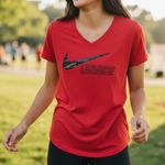 Nike Women's Dri-FIT Lacrosse scoop neck short sleeve shirt small Photo 6