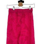 Lovers + Friends  Kaya Pants in Hot Pink Lace Wide Leg Size XS‎ Photo 8