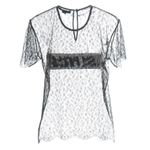 Alexander Wang Strict Lace Patch Top in black size 4 Photo 3