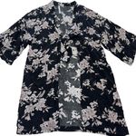 Spiritual Gangster Spiritual Gangster Kimono Womens One Size Black Pink Maya Floral Boho Photo 1