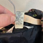 Vintage Quilted Oriental Brocade Style Jacket Size L Black Size L Photo 8