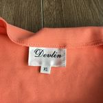 5/$15 Devlin pencil low high stretch‎ skirt coral Orange Size XS Photo 1