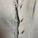 Giorgio Armani Vintage Wool Blazer Tan Beige Size 46 Office Business 80s Italy Photo 5