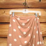 House of Harlow X Revolve Caterina Skirt Polka Dot Brown Photo 4