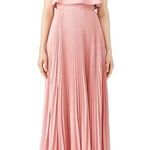 Jill Jill Stuart Rent the runway size 4 rose color Jill Stewart Rose water pleaded gown pleated Photo 0