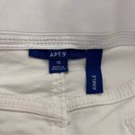 Apt. 9  Slim Ankle Jeans Stretch High Rise White 18 Photo 4