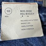 Universal Threads Universal Thread Women's 90s Baggy Jeans High Rise Cuffed 10R Blue Y2K Revival Photo 9