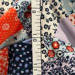 Lands' End  Women's Mid Rise‎ Pull On Chino Ankle Pants Patchwork Print Size 6 Photo 11