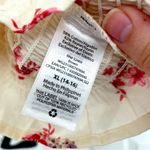 Wonder Nation Elastic Kerchief Floral Cream Crop Top Women’s Size XL Photo 3