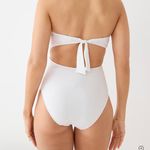 J.Crew  White Strapless Swimsuit One Piece White Size 18 NWT Photo 2