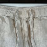 Tahari  Tan 100% Linen 5.5" Bermuda Pocket Shorts Size XL EUC #5687 Photo 3