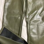 Pretty Little Thing New with Tags Olive Leather Pants Photo 4