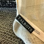 Talbots  Paisley Scarf Abstract Blocks All-Over Print 100% Cotton Office Travel Photo 8