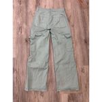 Hudson Cargo Pants Wide Leg Lt Sage Green Size 25 Utility Pockets Photo 1