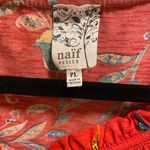 Naïf Naif for Anthropology Red Floral Front-Tie Blouse Photo 1