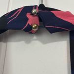 Depri  Navy floral Halter‎ neck Romper Size Large Photo 2