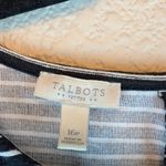 Talbots striped mini dress sz 16p wedding guest career office interview classic Photo 1