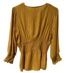 Harvé Benard Harve Benard Mustard Yellow Long Sleeve Blouse BRAND NEW Photo 7