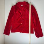 The Odells Kenzie Red Velvet Blazer XL Career Christmas Holiday Party Soft Bold Photo 8