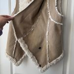 Guess Faux Fur Vest Suede Medium Photo 10