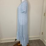 Shop The Mint  Sheer Polka Dot Dress Hi Low Boho Cottage Sz Small Photo 2