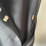 Anthropologie Women sleeveless trench belted coat black jacket NWT Sz medium Photo 5