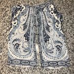 Alice + Olivia Paisley Wide Leg Graphic Patterned Drawstring Pants Lounge Comfy Photo 6