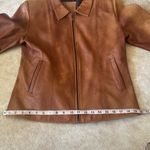 None Vintage rustic lightweight butter soft Brown Leather Jacket no tags Photo 7