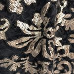 Lane Bryant Sz 14 16 Blouse Party Sequin Lace Sheer Scoop Neck Short Sleeve Top Photo 3