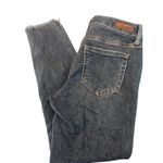 JustUSA Just USA Blue Skinny Jeans Denim Raw Hem Ankle Size 2P 26P READ Photo 2
