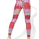 Eleven by Venus Williams Bandana Babe 7/8 Leggings MSRP $98 size large Red Photo 2