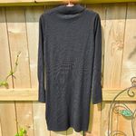 Say What? Say What Black Knit Rhinestone Beaded Bodycon Long Sleeves Mini Dress L Photo 3