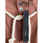Veronica Beard NWT Karter Paperbag Linen Blend Casual Crop Pants Size 14 Photo 2