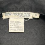 Lew Magram Womens Size 8 Black Retro Beaded Fringe Shirt Western Aztec Indian Photo 2